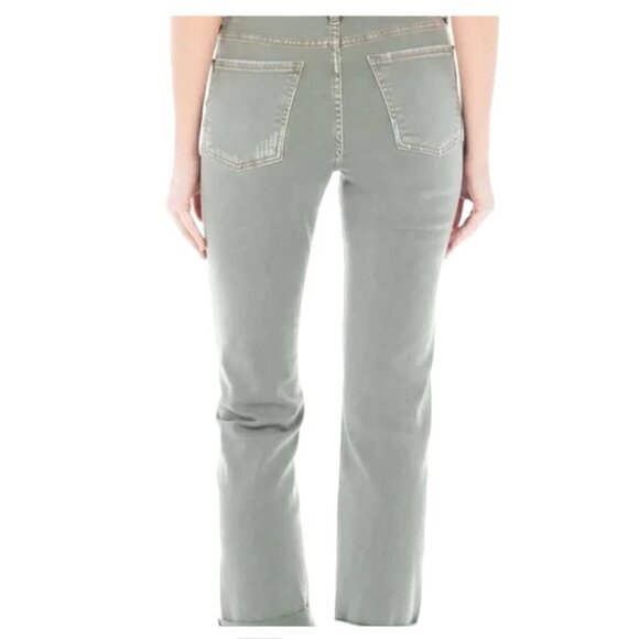 FIDELITY Women's Sage Green Oh boy High Rise Boyfriend Denim Jeans US 26 - Picture 2 of 16